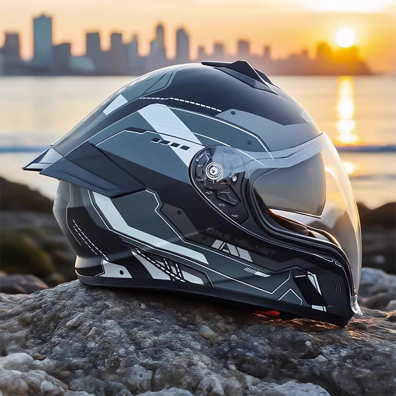 Volledig gezicht beschermende  - Quick Release Buckle Motorcycle Helmet recensie en prijs