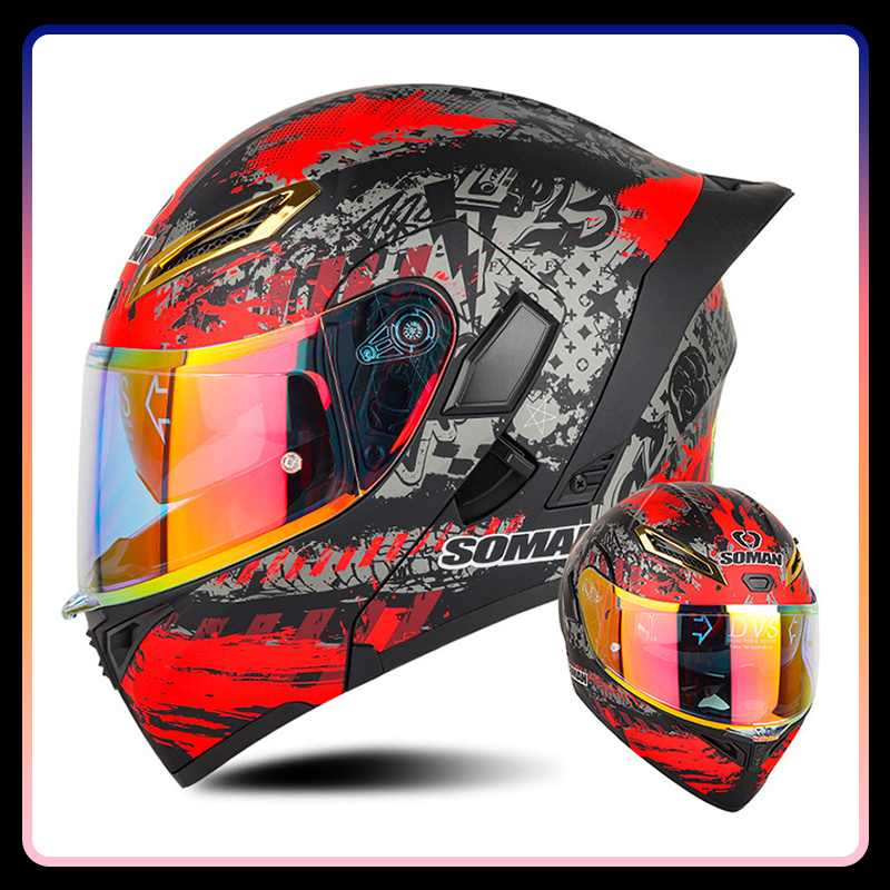 Mannen Vrouwen Motorhelmen Ful - Modular Flip Up Motorcycle Helmet Dot Approved recensie en prijs