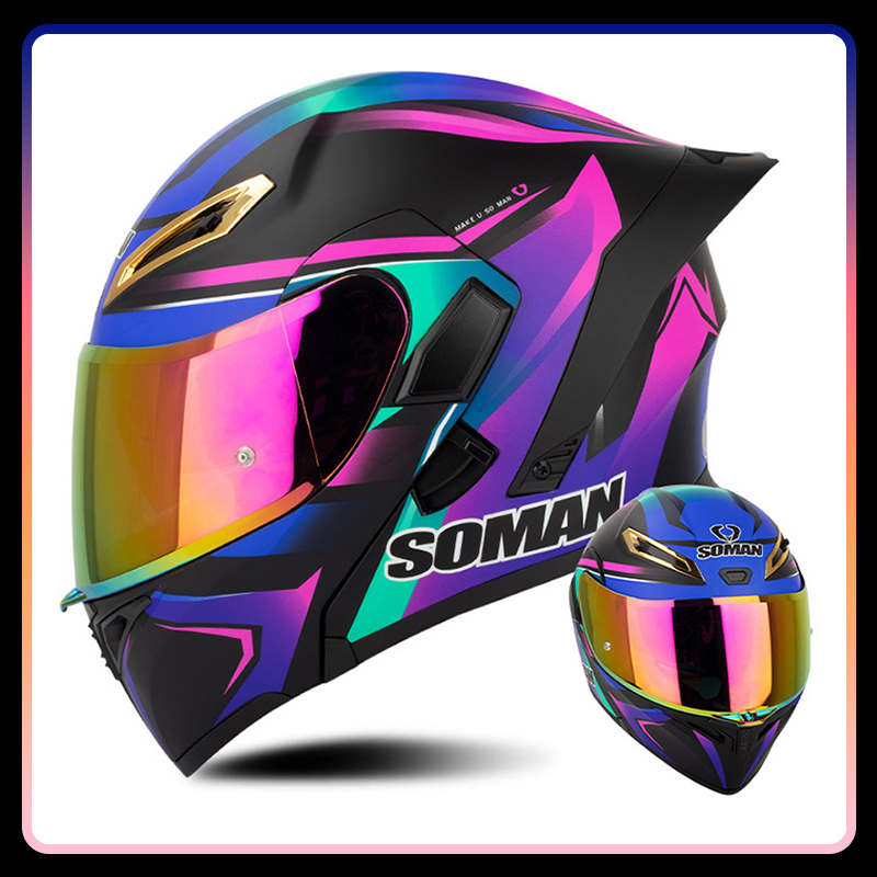 Mannen Vrouwen Motorhelmen Ful - Modular Flip Up Motorcycle Helmet Dot Approved recensie en prijs