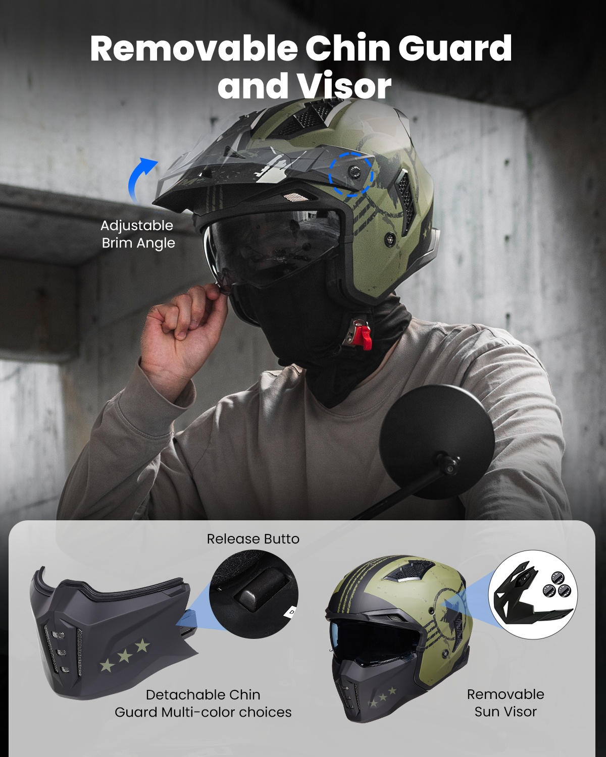 Open Face Motorhelm 3/4 Halfhe - Vintage Open Face Retro Helmet recensie en prijs