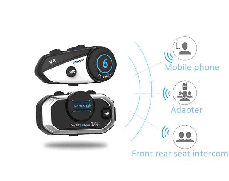 Vimoto V8 Motorhelm Headset Bl - Full Face Motorcycle Helmet With Bluetooth recensie en prijs