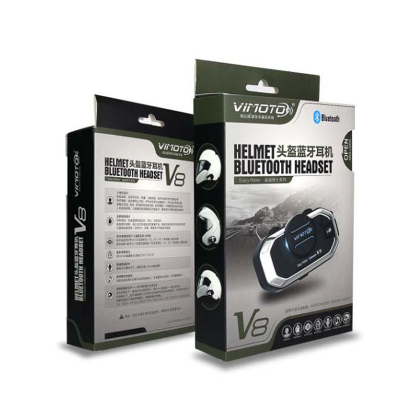 Vimoto V8 Motorhelm Headset Bl - Full Face Motorcycle Helmet With Bluetooth recensie en prijs