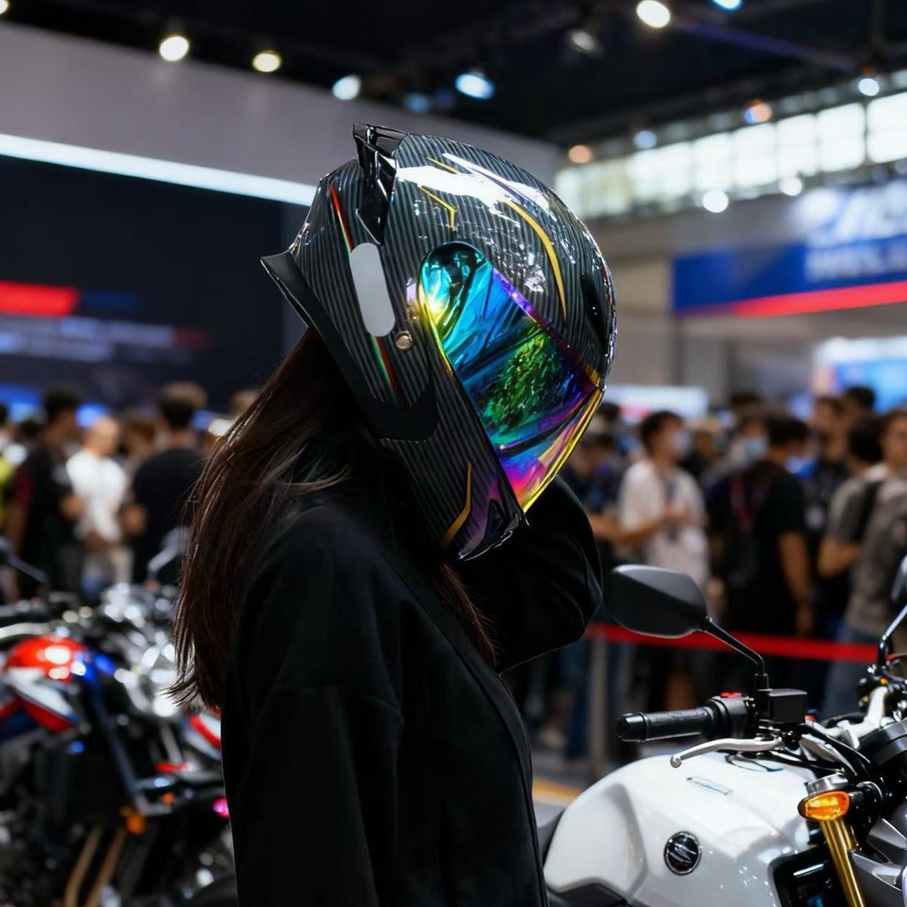 Gecertificeerde modulaire flip - Dual Visor Motorcycle Racing Helmet recensie en prijs
