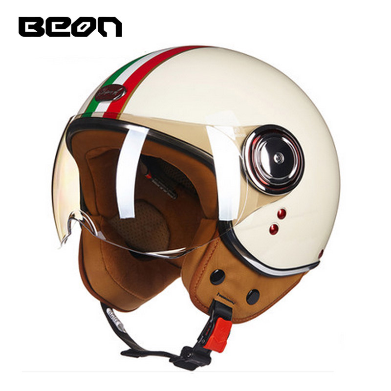 Capacete BEON 110B Open Face M - Vintage Open Face Retro Helmet recensie en prijs