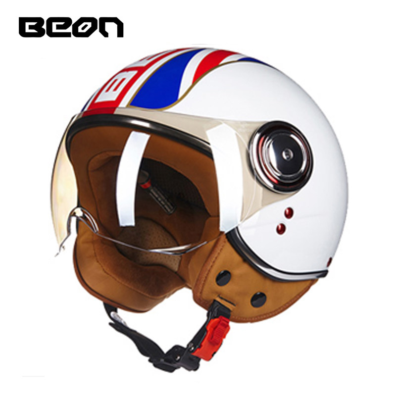 Capacete BEON 110B Open Face M - Vintage Open Face Retro Helmet recensie en prijs