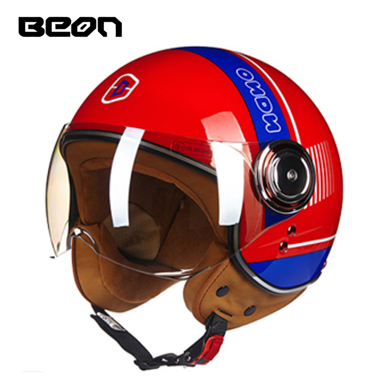 Capacete BEON 110B Open Face M - Vintage Open Face Retro Helmet recensie en prijs