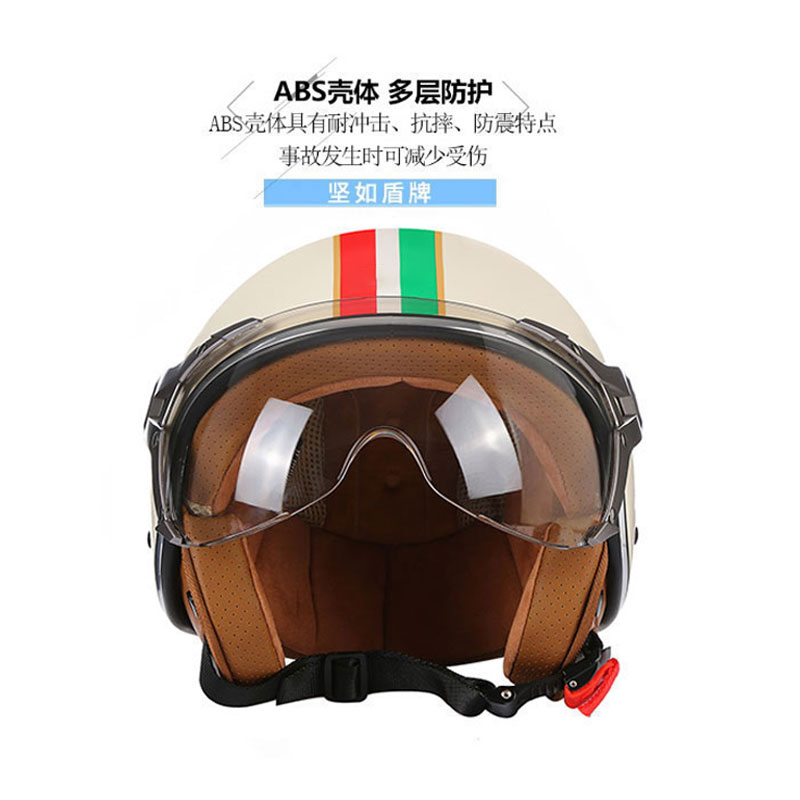 DOT Open Face 3/4 Motorfiets R - Vintage Open Face Retro Helmet recensie en prijs