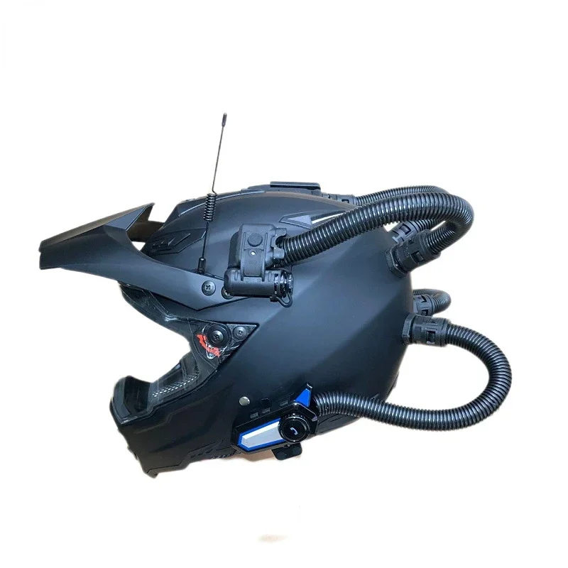 Retro helm motorfiets off-road - Full Face Motorcycle Helmet With Bluetooth recensie en prijs