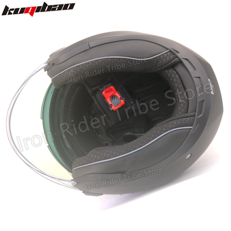 Kuqibao Dual Lens Modulaire Om - Modular Flip Up Motorcycle Helmet Dot Approved recensie en prijs